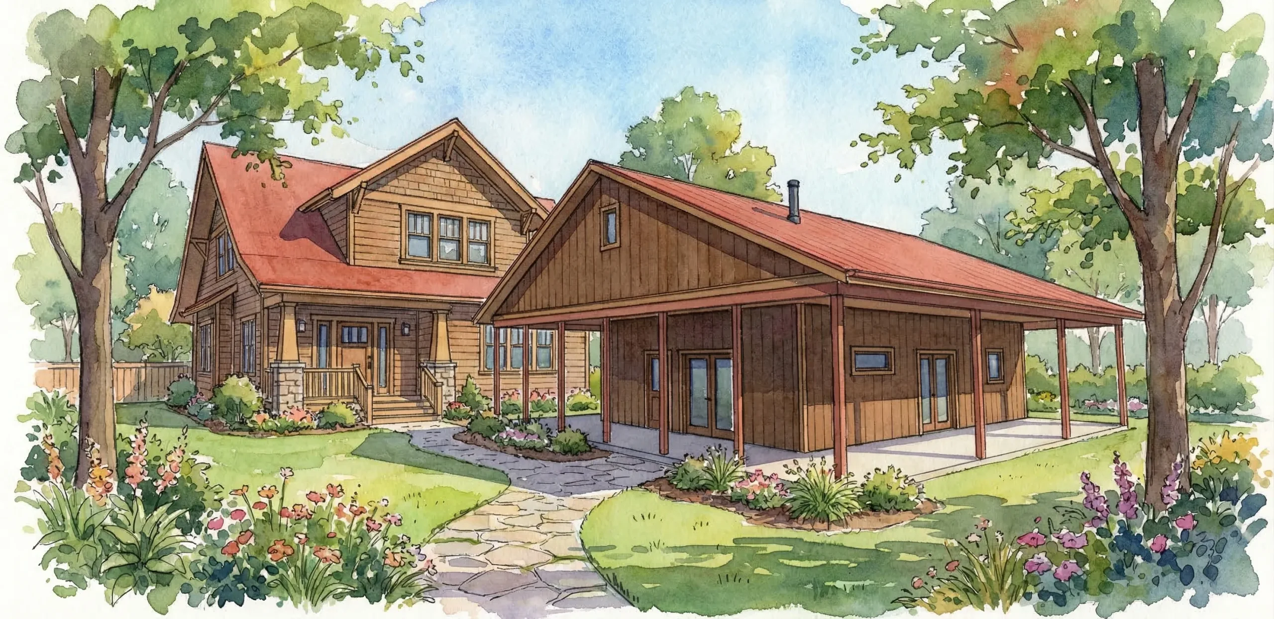 ADU Design Custom Home Finished Homes