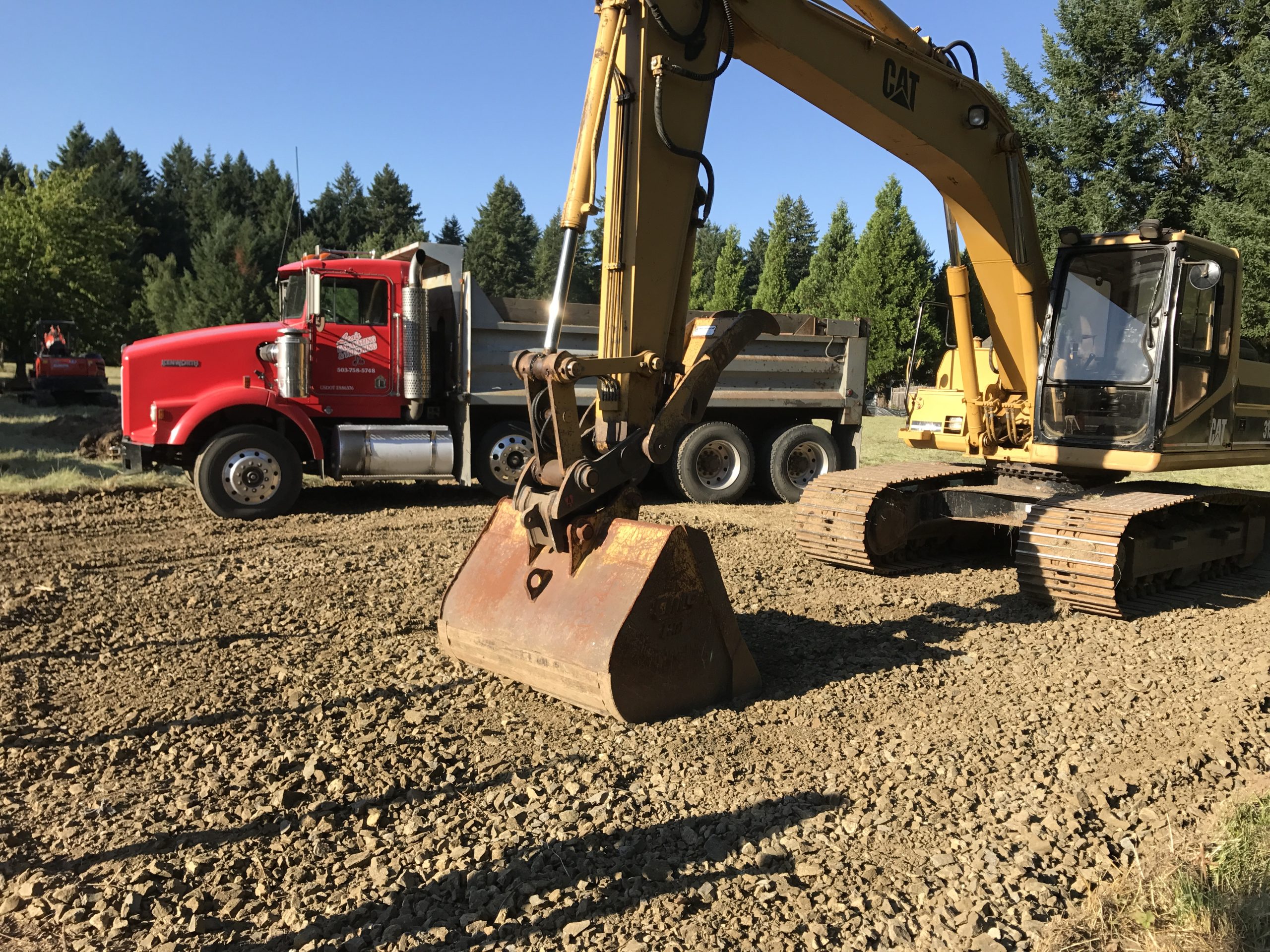 Ground work site prep Excavation Utilities
